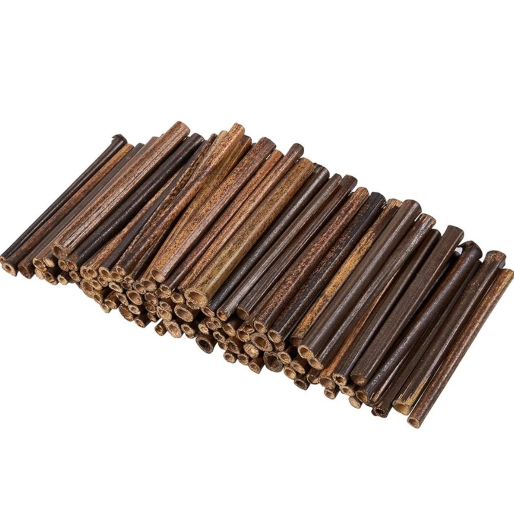 Natural Bamboo Sticks - 100-Pack